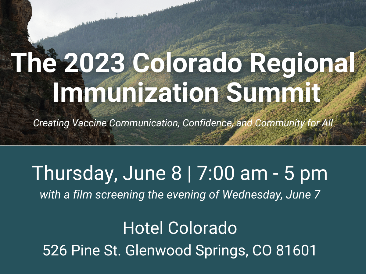 Email Header - 2023 Colorado Regional Immunization Summit